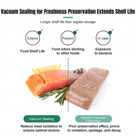 Electric Handheld Vacuum Sealer All-in-one Vacuum Sealing Kit Featuring Air-blowing, Inflation, And Vacuum Functions Includes 10 Reusable Vacuum Bags And 10 Mason Jar Lids Powerful And Compact Vacuum Sealing Device Perfect for Gifting