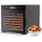 Food Dehydrator Machine, 500W Jerky Dehydrators with 8 Stainless Steel Large Trays, 185°F Temperature Control & 24H Timer Food Dryer for Fruit Meat Herb Dog Treats, Silver