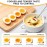 12-Egg Capacity Electric Egg Cooker with One- Operation & Auto Shut-Off, Rapid Boiler for 12 Eggs/6 Eggs & Veggies, 2-Tier Modes, Anti-Scald Handle, for home, RV, Travel - Suitable for Hard/Soft Boiled Eggs, Dumplings