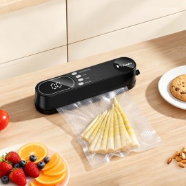 A Portable Rechargeable USB Vacuum Sealer with Three Adjustable Suction Levels And Multiple Usage Modes, Designed for Storing Snacks, Candies, And in Plastic Bags, Making It Convenient for Both Travel And Home Use