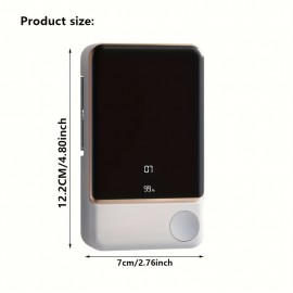 7-Speed Smart Aroma Diffuser (1800mAh) - Digital Display, Timer, USB-Powered Quiet, Wall-Mounted, Multi-Scene for Home/Office/Car | Essential Oil Compatible, Romantic Valentine's Day Gift