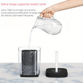 Romantic Starry Sky Projection Humidifier- Silent Operation, Large Capacity, Dual Power Source (USB/Battery), Colorful Mood Lighting, Portable Design, Perfect Gift for Home or Office, Bedroom Humidifier| Cylindrical Humidifier