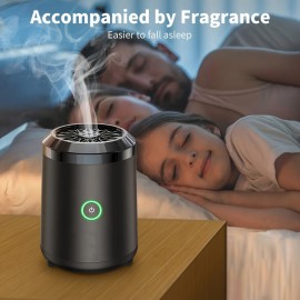 The Portable Mini Aromatherapy Metal Incense Burner Is Suitable for Indoor Use with Home Humidifiers, Featuring a USB Connection for And an Automatic Shut-Off to Prevent Overheating
