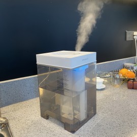 1.98gal Large-capacity Humidifier, Gray, Three-stage Atomization Gear, Suitable for Different Rooms, Timed Shutdown And Energy Saving, Easy to Clean And Maintain, Suitable for Office, Bedroom, Living Room, Apartment, Humidifiers for Bedroom Large