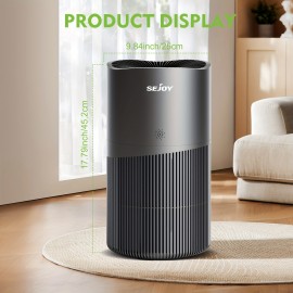 Home Air Purifier 2500 sqft HEPA Filter Allergies Asthma Pet Dander, Allergy Relief, Air Purifier With Washable Filter, Air Purifiers For Home, Smoke Eliminator, Smoke Odor Eliminator, Smoke Remover, Smoke Eater, Odor Remover, Hepa Fan, Heppa Filters