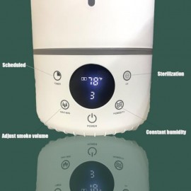 Humidifier for plants Reptile fogger 4L Dual Tank Mode and Dual Probes with Constant Humidity Setting 35H Runtime Remote Control for Reptile Terrariums and Indoor Houseplants