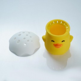 Cute Duck-Shaped Refrigerator Deodorizer Holder with Baking Soda Can - Odor Absorber, -Resistant Fridge Freshener, Odor Eliminator for Freezer & Cooling Systems, Fun Gadget Gift (for, Dorm, Office)