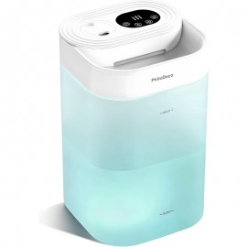 4.5L Cool Mist Humidifier for Bedroom Baby Nursery and Plants Ultrasonic Silent with Aroma Diffuser Multi-Color LED Night Light Leak-Proof and Easy to Clean