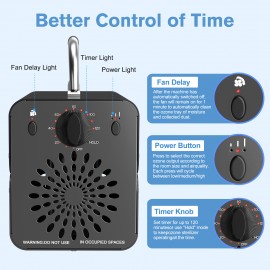 Ozone Generator 45000mg/h High Output, 5000+ Sq.Ft Air Purifier, Odor Remover for Home/Car/Office/Pet Room with Timer & Foldable Handle