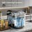 Ice Makers Countertop,, Portable Ice Machine with Handles, Self-Cleaning Ice Makers with Basket And Scoop, 9 Cubes In 6 Mins, 26 Lbs Per Day, Suitable for Kitchen, Office, Party, Presents