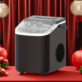 26/30 Lbs Bullet Lce Maker Machine - Portable LceMaker - Tabletop Lce Maker with Basket, Shovel, And AutomaticCleaning, Suitable for Home/Kitchen/Camping/RV/Party