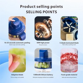 Home Kitchen Appliance Grape Pitter, Automatic Electric Fruit Seed Remover for Green Raisins, Fruit Preparation, Handheld Device, Reliable Performance, Kitchen Gadget, Electric Peeler, Meal Preppers