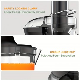 Christmas Gifts, Powerful Juicer, 1200W Juicer Machine With 3