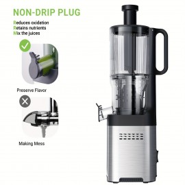 Large Chute Cold Press Juicer Machine - 5.2