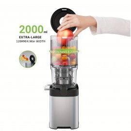 Large Chute Cold Press Juicer Machine - 5.2