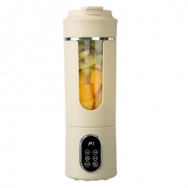 Hilton Cordless Blender with 12 Blades - USB-Powered Portable Blender, 18oz Cup, Powerful 21000 RPM Motor, Digital Display, Compact Personal Blender for Smoothies, Shakes, Fruit Juice, Ice - Ideal for Home, Travel, Gym, Office - Perfect Christmas Gi