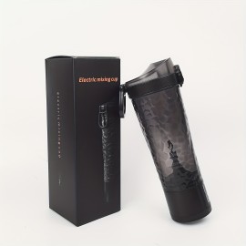 Portable USB Rechargeable Electric Blender Cup • Convenient Fitness Sports Water Cup • Automatically Brew Protein Powder, Milkshakes, Coffee • Suitable for Home, Gym, Outdoor